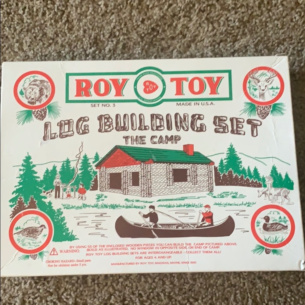 Roy Toy Log building Set The Camp